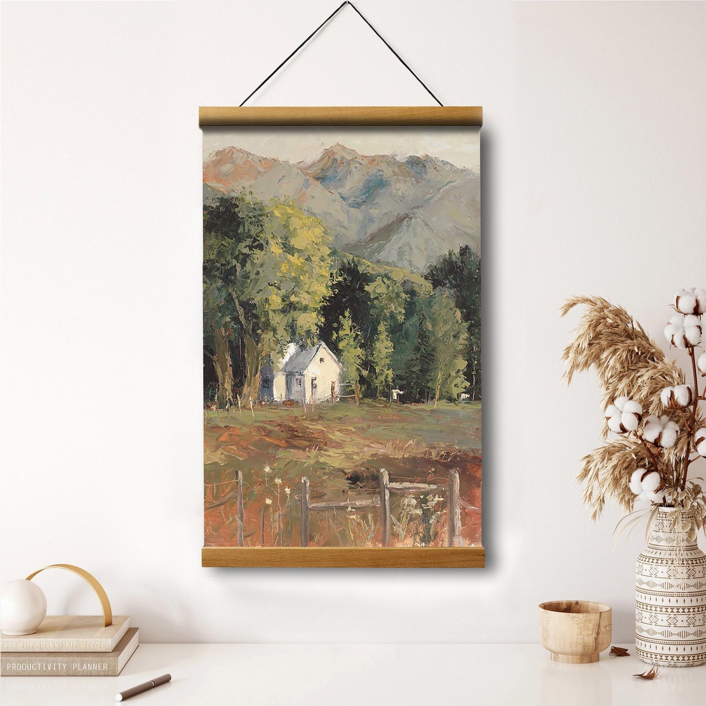 Midway Farm Hanging Canvas Wall Art - Gift For Mom - Religious Canvas