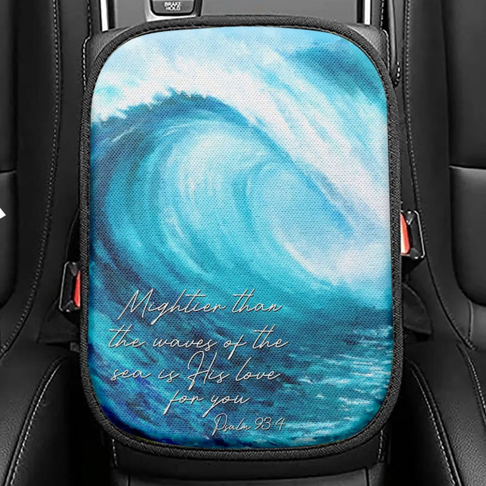 Mightier Than The Waves Of The Sea Is His Love For You Psalm 93 4 Mermaid Seat Box Cover