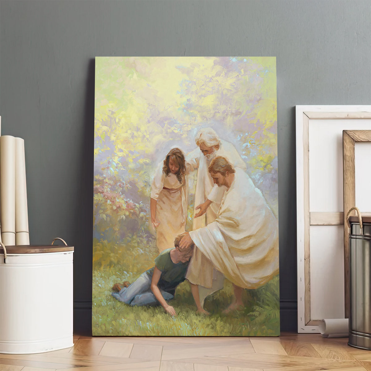 Ministering Canvas Picture - Jesus Canvas Wall Art - Christian Wall Art