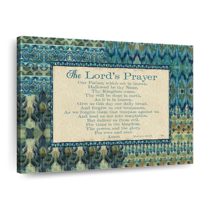 Mirage I Words Blue Canvas Wall Art - Christian Canvas Wall Art - Religious Wall Art Canvas