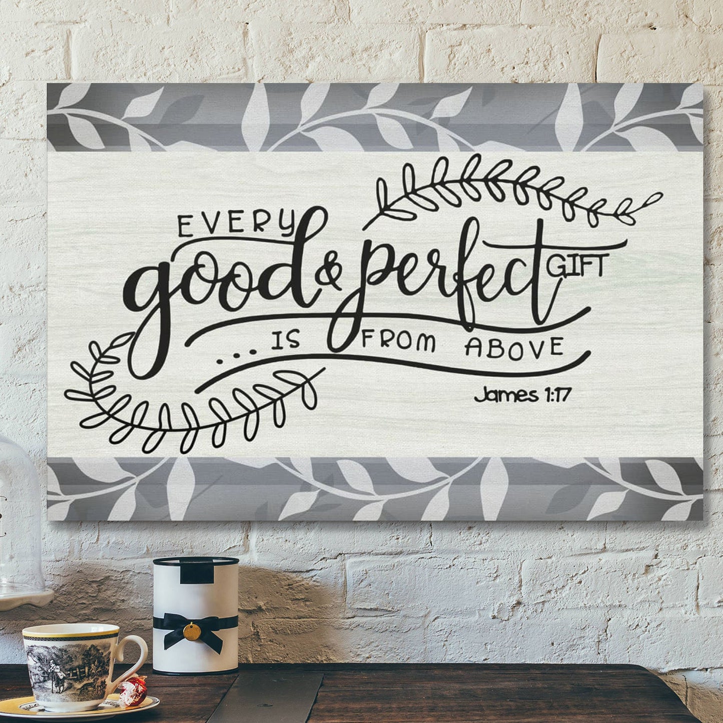God Canvas Prints - Jesus Canvas Art - Every Good And Perfect Gift Is From Above James 117 Wall Art Canvas - Ciaocustom