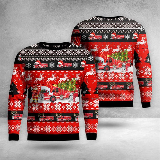 Montecito Fire Protection District Christmas AOP Ugly Christmas Sweater For Men Women, Best Gift For Christmas, The Beautiful Winter Christmas Outfit