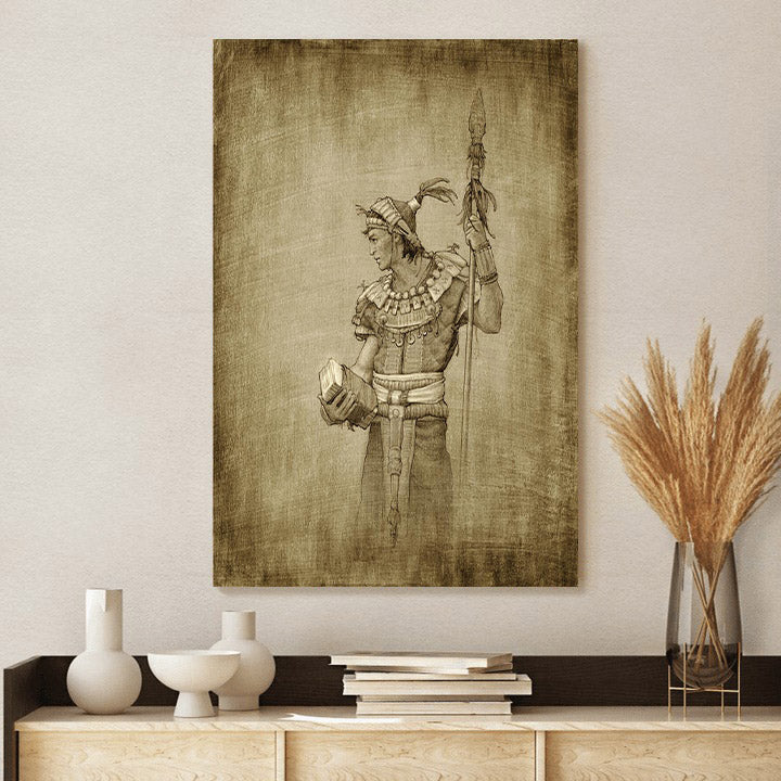 Mormon Prophet Warrior Canvas Pictures - Jesus Christ Canvas Art - Christian Wall Art