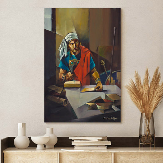 Moroni And The Last Pages Canvas Pictures - Jesus Christ Canvas Art - Christian Wall Art