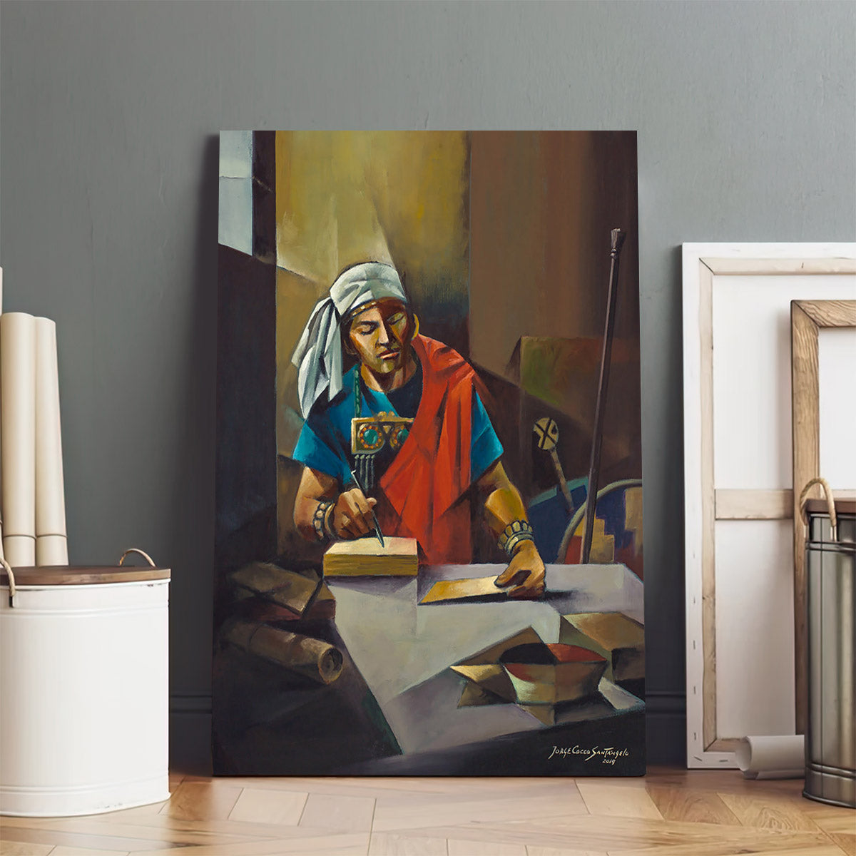 Moroni And The Last Pages Canvas Pictures - Jesus Christ Canvas Art - Christian Wall Art