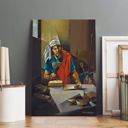Moroni And The Last Pages Canvas Pictures - Jesus Christ Canvas Art - Christian Wall Art