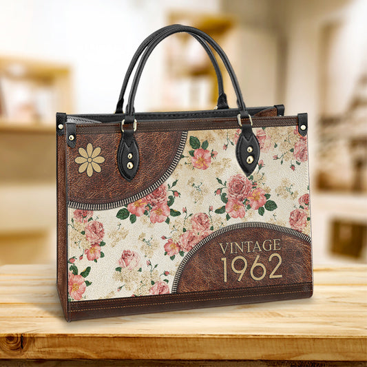 Mother 60th Gift Vintage Leather Bag - Women's Pu Leather Bag - Best Mother's Day Gifts