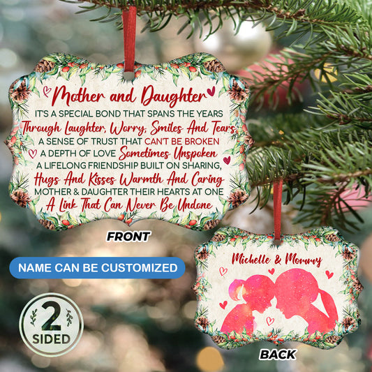 Mother And Daughter A Special Bond E Years Ornament - Christmas Ornament - Ciaocustom