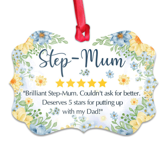 Mother Gift Stepmom Metal Ornament - Christmas Ornament - Christmas Gift