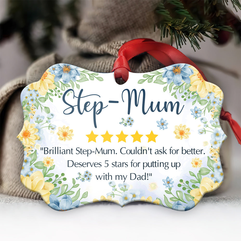 Mother Gift Stepmom Ornament - Christmas Ornament - Ciaocustom