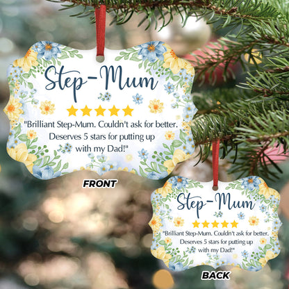 Mother Gift Stepmom Ornament - Christmas Ornament - Ciaocustom