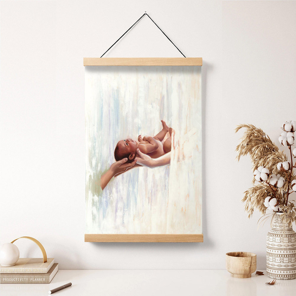 Mother To Mother Hanging Canvas Wall Art - Gift For Mom - Religious Canvas
