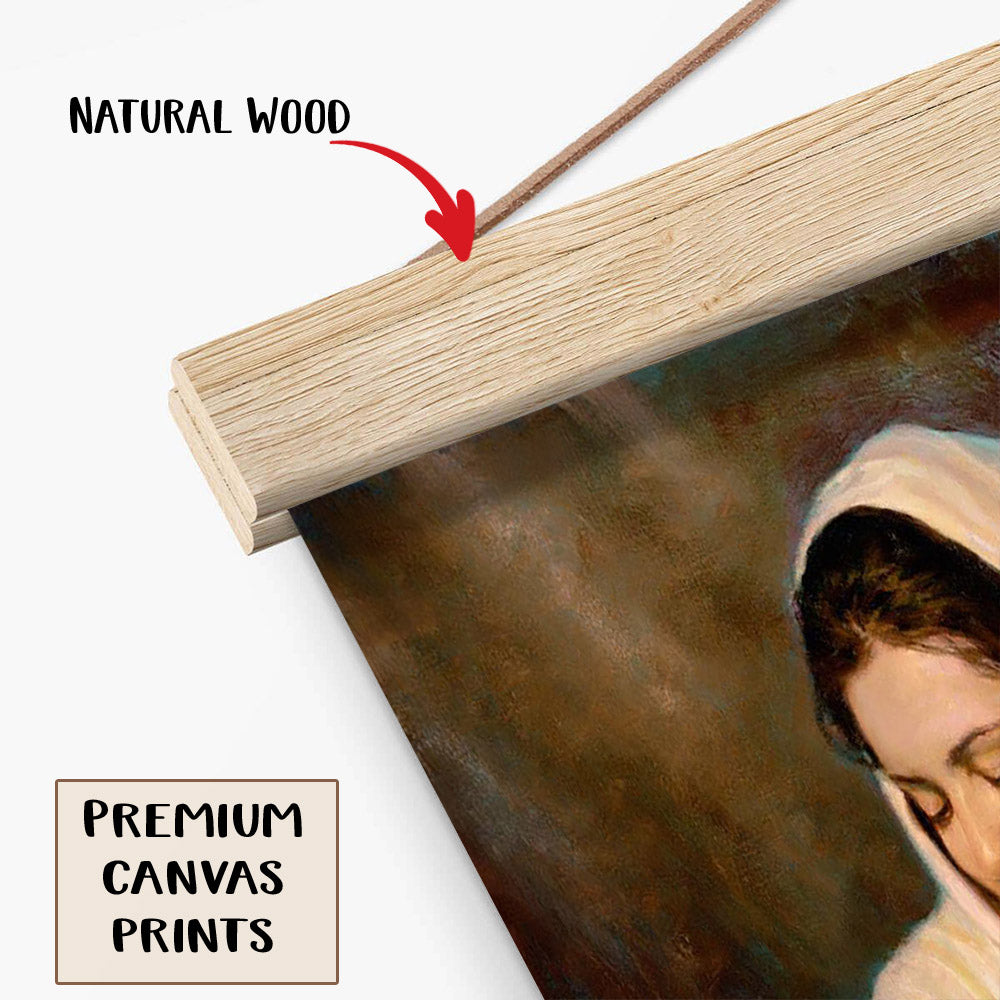 Mother's Love - Christian Gift Hanging Canvas Wall Art - Gift For Mom - Religious Canvas