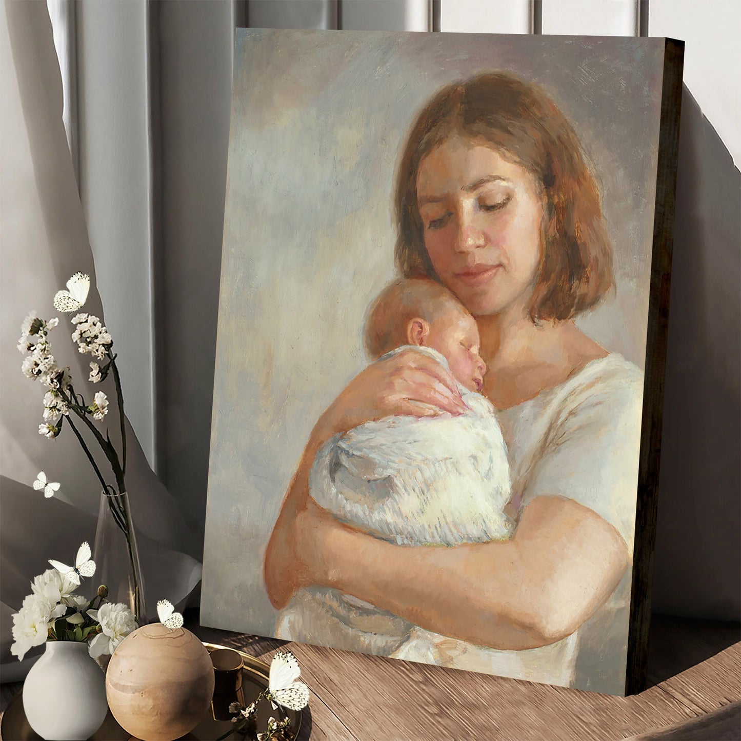 Mother's Love Canvas Wall Art - Gift For Mom