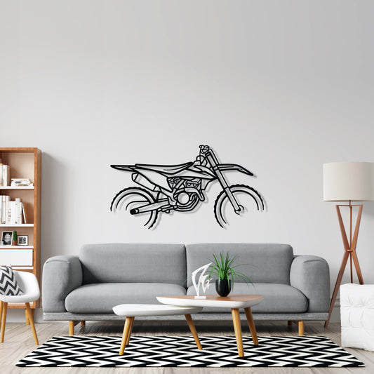 Motocross Metal Wall Art- Motorcycle Wall Art - Metal Signs For Garage - Garage Decorations