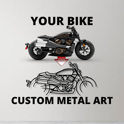 Motocross Metal Wall Art- Motorcycle Wall Art - Metal Signs For Garage - Garage Decorations