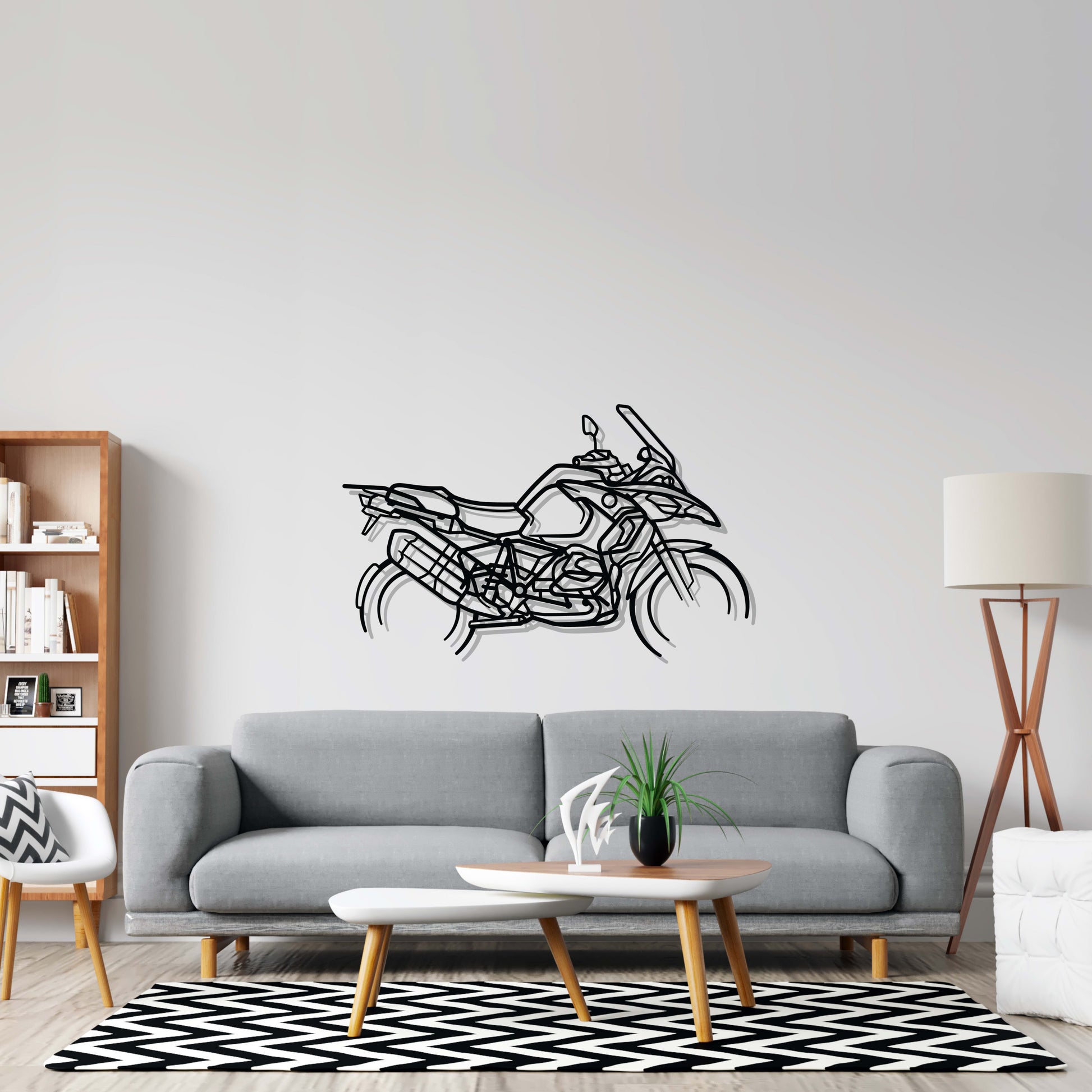 Motorcycle Metal Signs - Metal Motorcycle Wall Art - Metal Signs For Garage - Garage Decorations