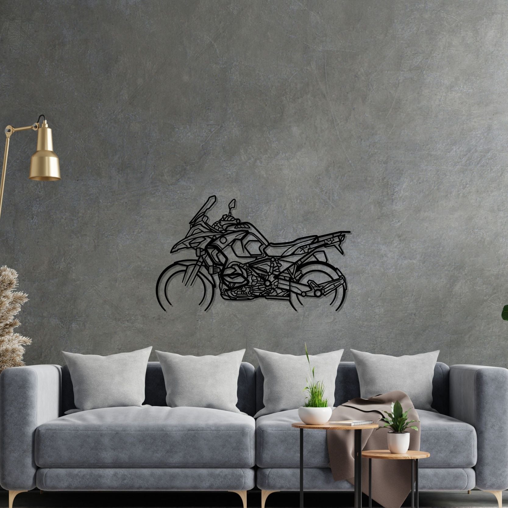Motorcycle Metal Signs - Motorcycle Wall Art - Metal Signs For Garage - Garage Decorations