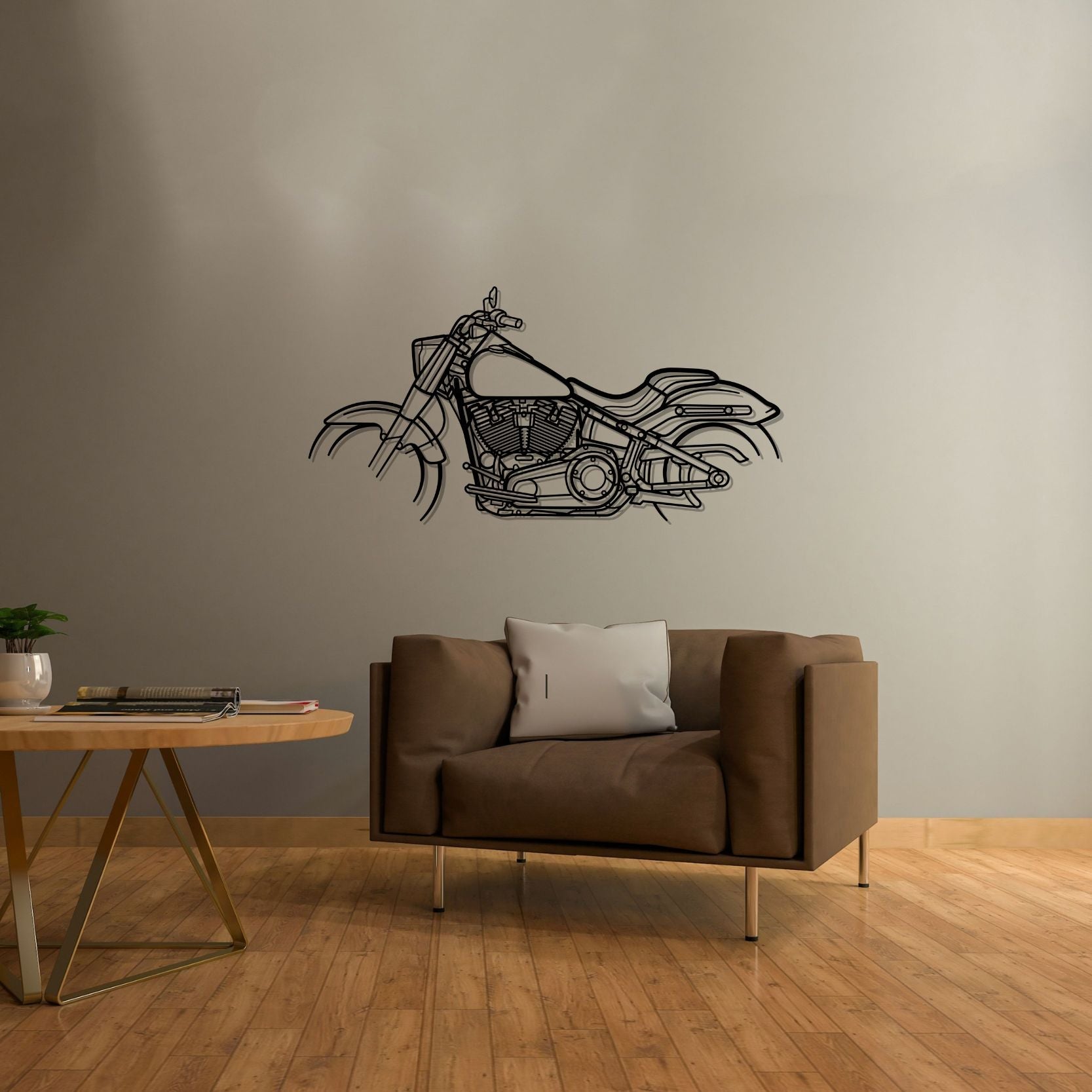 Motorcycle Wall Art Metal - Motorcycle Metal Signs - Metal Signs For Garage - Garage Decorations