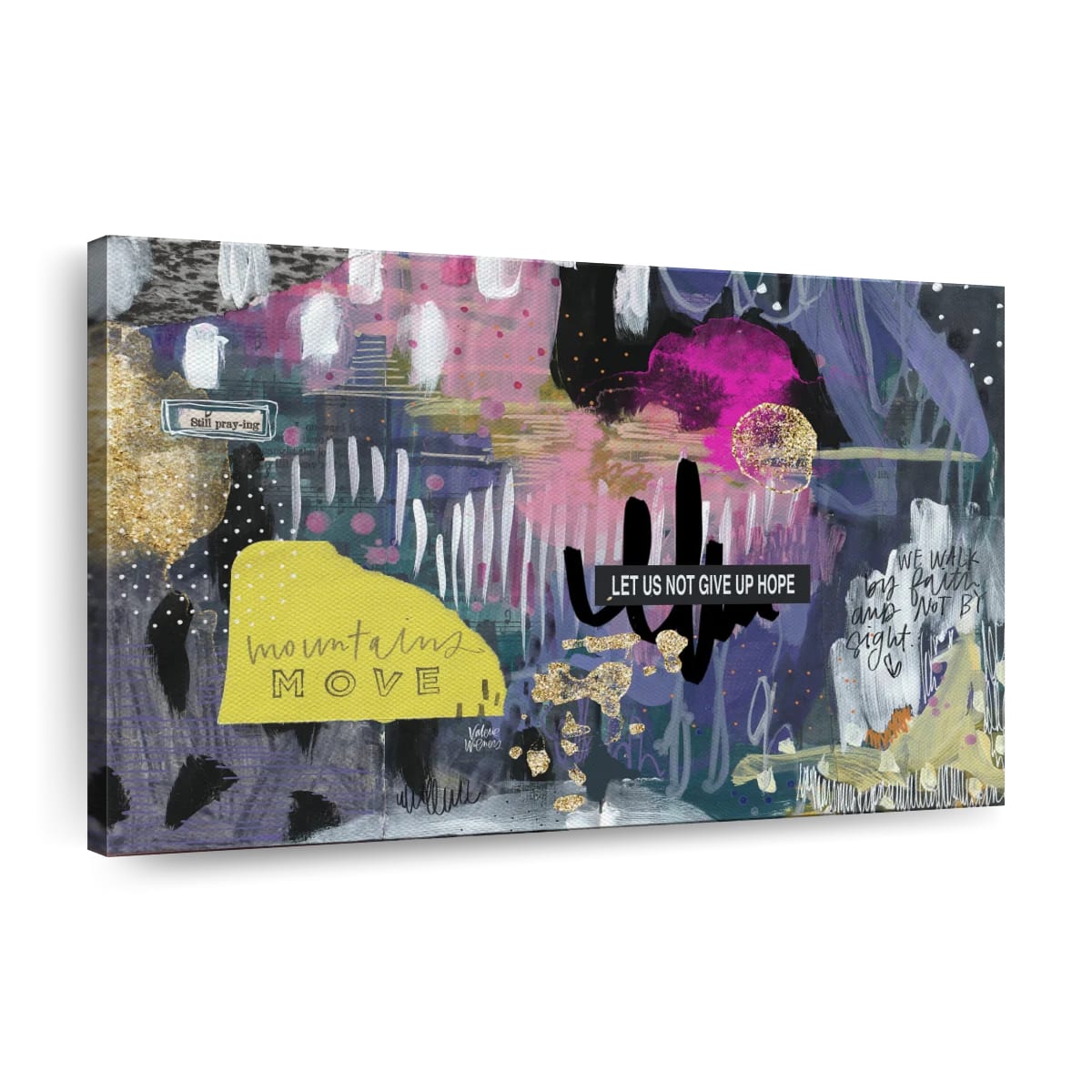 Mountains Move Canvas Wall Art - Christian Canvas Wall Art - Religious Wall Art Canvas