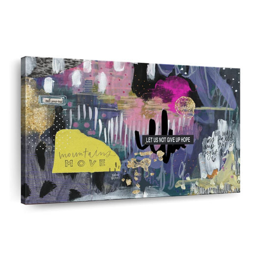 Mountains Move Canvas Wall Art - Christian Canvas Wall Art - Religious Wall Art Canvas