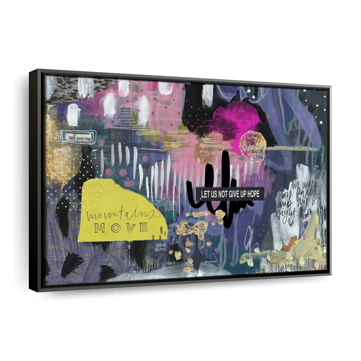 Mountains Move Canvas Wall Art - Christian Canvas Wall Art - Religious Wall Art Canvas