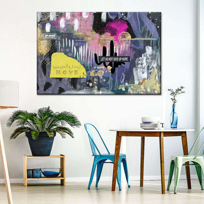 Mountains Move Canvas Wall Art - Christian Canvas Wall Art - Religious Wall Art Canvas