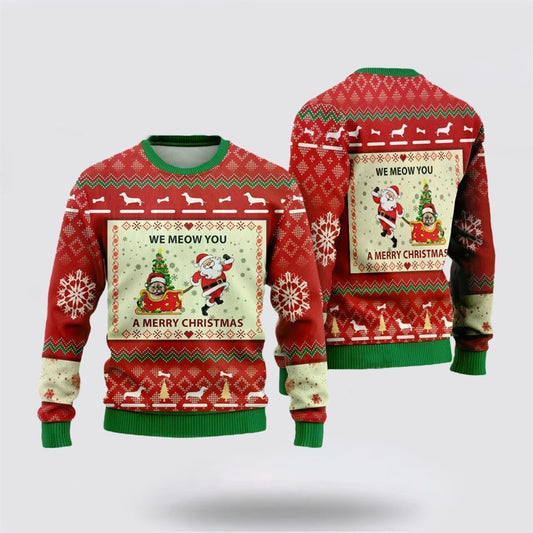 Munchkin Cats Ugly Christmas Sweater For Men And Women, Best Gift For Christmas, Christmas Fashion Winter