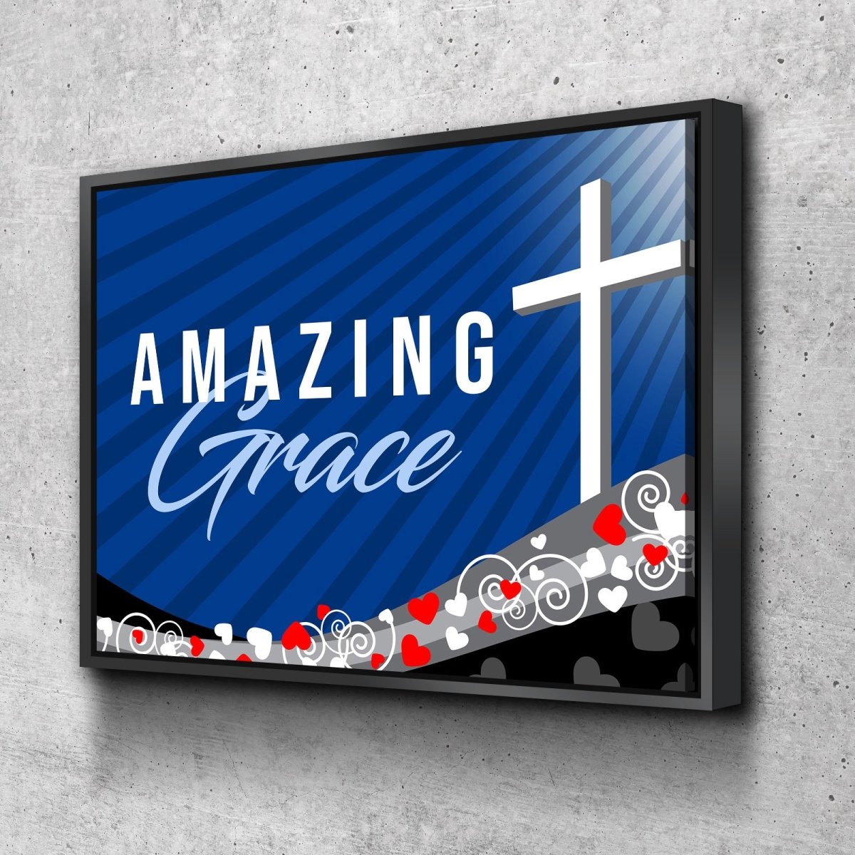 Music Amazing Grace Wall Art & Decor - Christian Canvas Wall Art