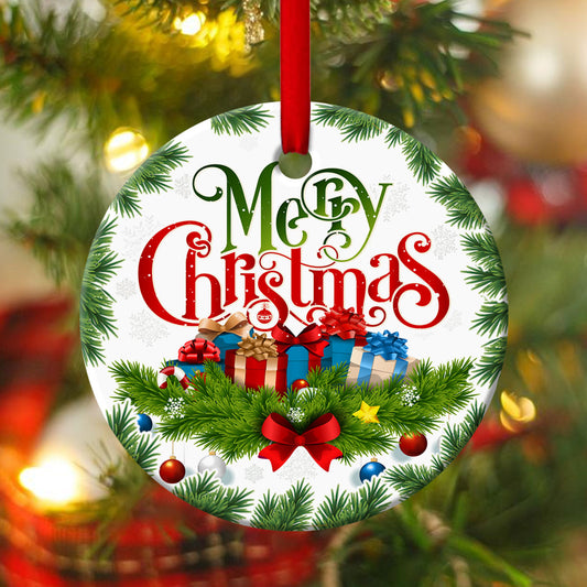 Must-Have Ceramic Circle Ornament - Merry Christmas - Christmas Decor - Funny Ornament