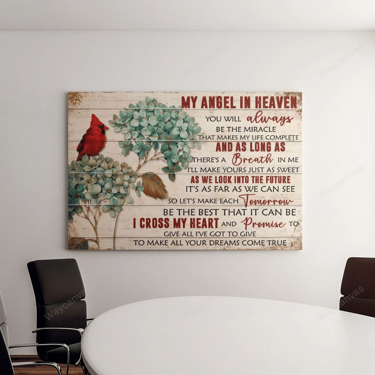 My Angel In Heaven - You'll Always Be The Miracle - Heaven Landscape Canvas Prints - Canvas Decor Ideas