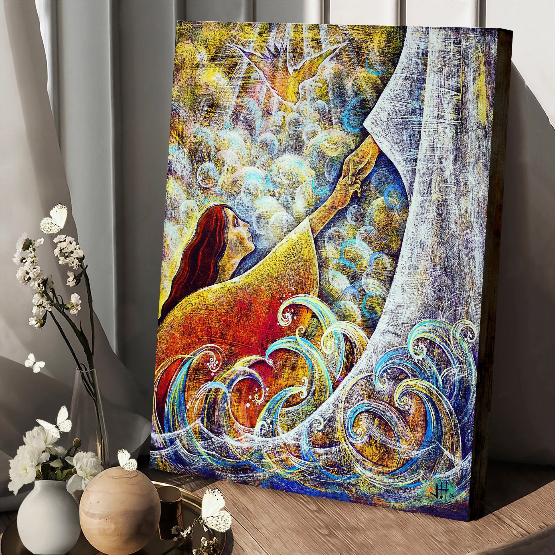 My Comforter Christian Painting Grace Encounter With Jesus - Jesus Canvas Art - Christian Wall Art