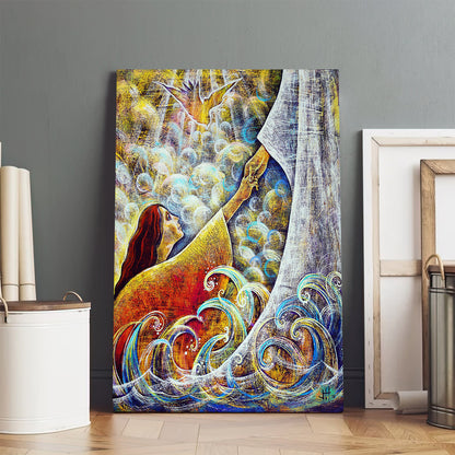 My Comforter Christian Painting Grace Encounter With Jesus - Jesus Canvas Art - Christian Wall Art