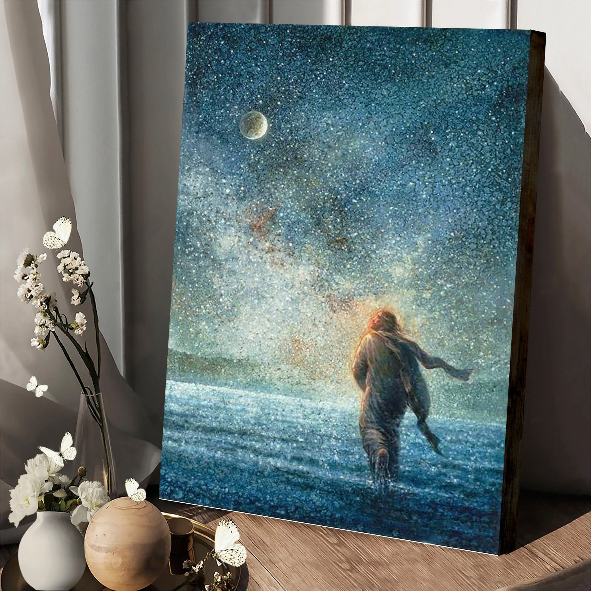 My Father's Creations Canvas Wall Art - Jesus Picture - Jesus Portrait Canvas