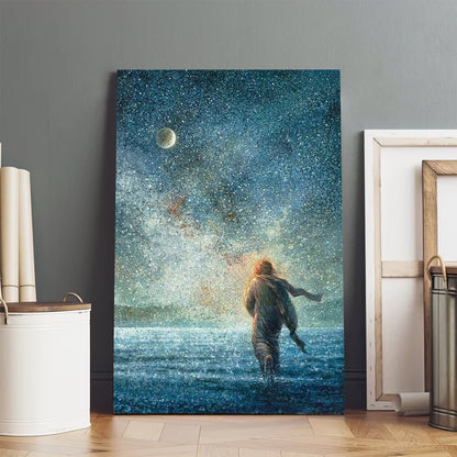 My Father's Creations Canvas Wall Art - Jesus Picture - Jesus Portrait Canvas