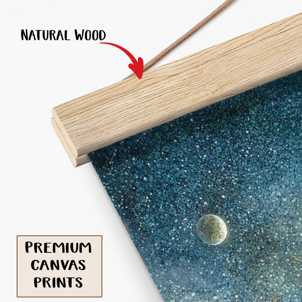 My Father's Creations Hanging Canvas Wall Art - Jesus Picture - Jesus Portrait Canvas - Religious Canvas