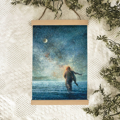 My Father's Creations Hanging Canvas Wall Art - Jesus Picture - Jesus Portrait Canvas - Religious Canvas