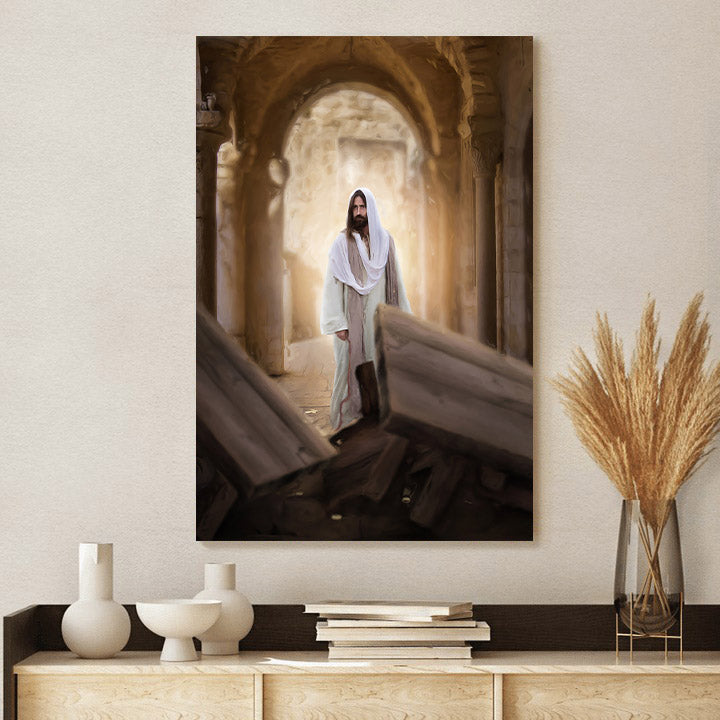My Father's House Canvas Picture - Jesus Christ Canvas Art - Christian Wall Canvas