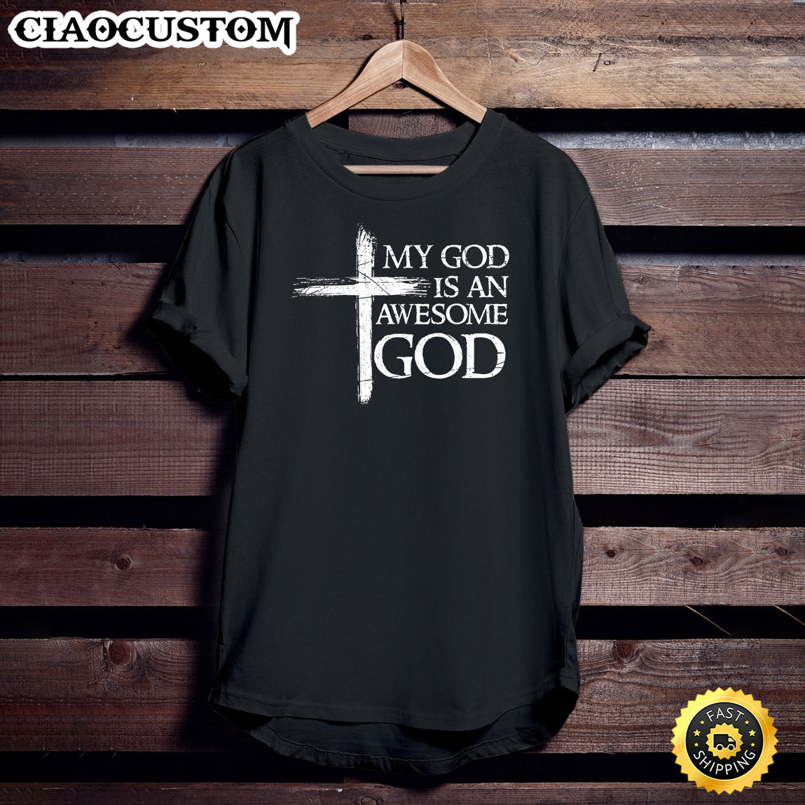 My God Is An Awesome God Prayer T Shirt - Christian Shirt