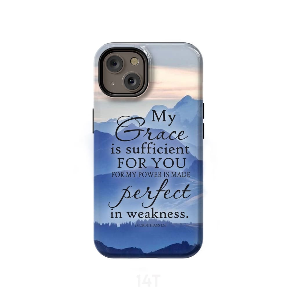 My Grace Is Sufficient For You 2 Corinthians 129 Phone Case - Scripture Phone Cases - Iphone Cases Christian