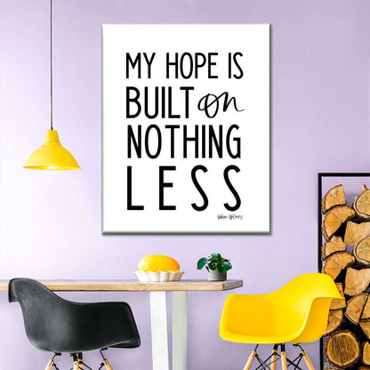 My Hope Is Canvas Wall Art - Canvas Religious Wall Art - Christian Wall Decor Living Room