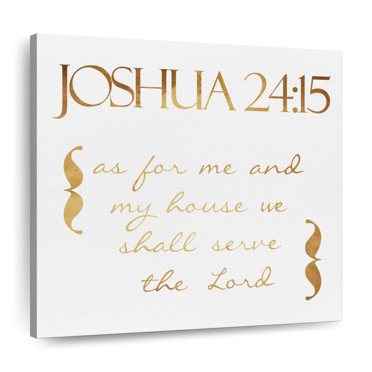 My House Square Canvas Art - Christian Wall Decor - Christian Wall Hanging
