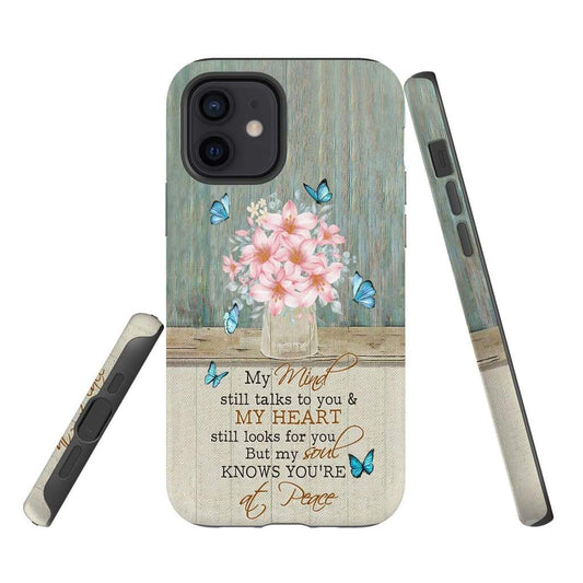 My Mind Still Talks To You Christian Phone Case - Inspirational Bible Scripture iPhone Cases
