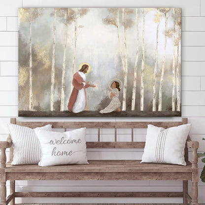 My Own Sacred Grove God Comes To Women Christian Canvas Art - Wall Decorator