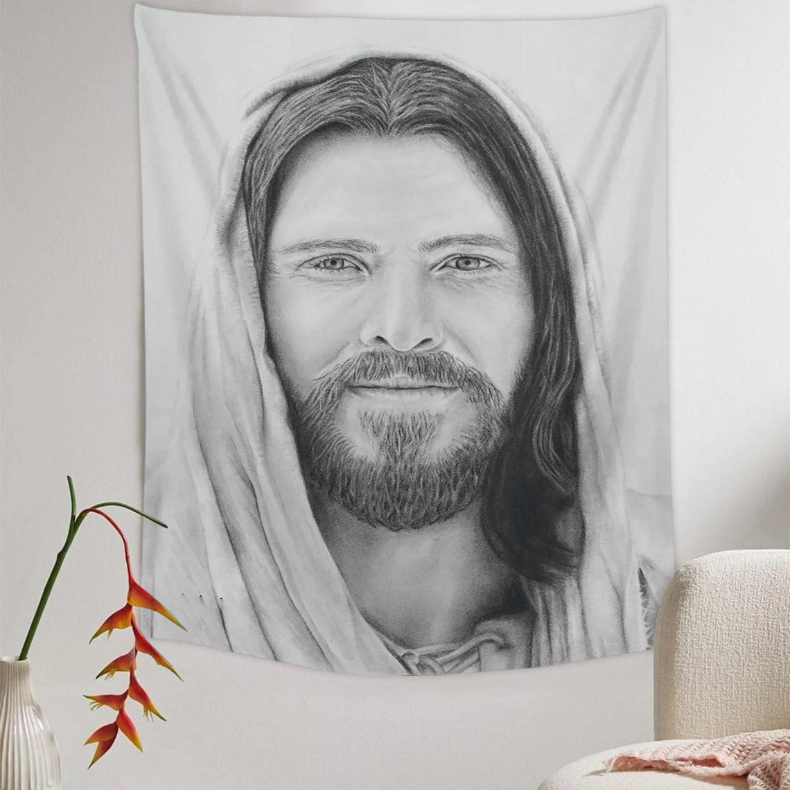 My Peace Tapestry - Jesus Picture - Religious Tapestry - Christian Tapestry Wall Hangings
