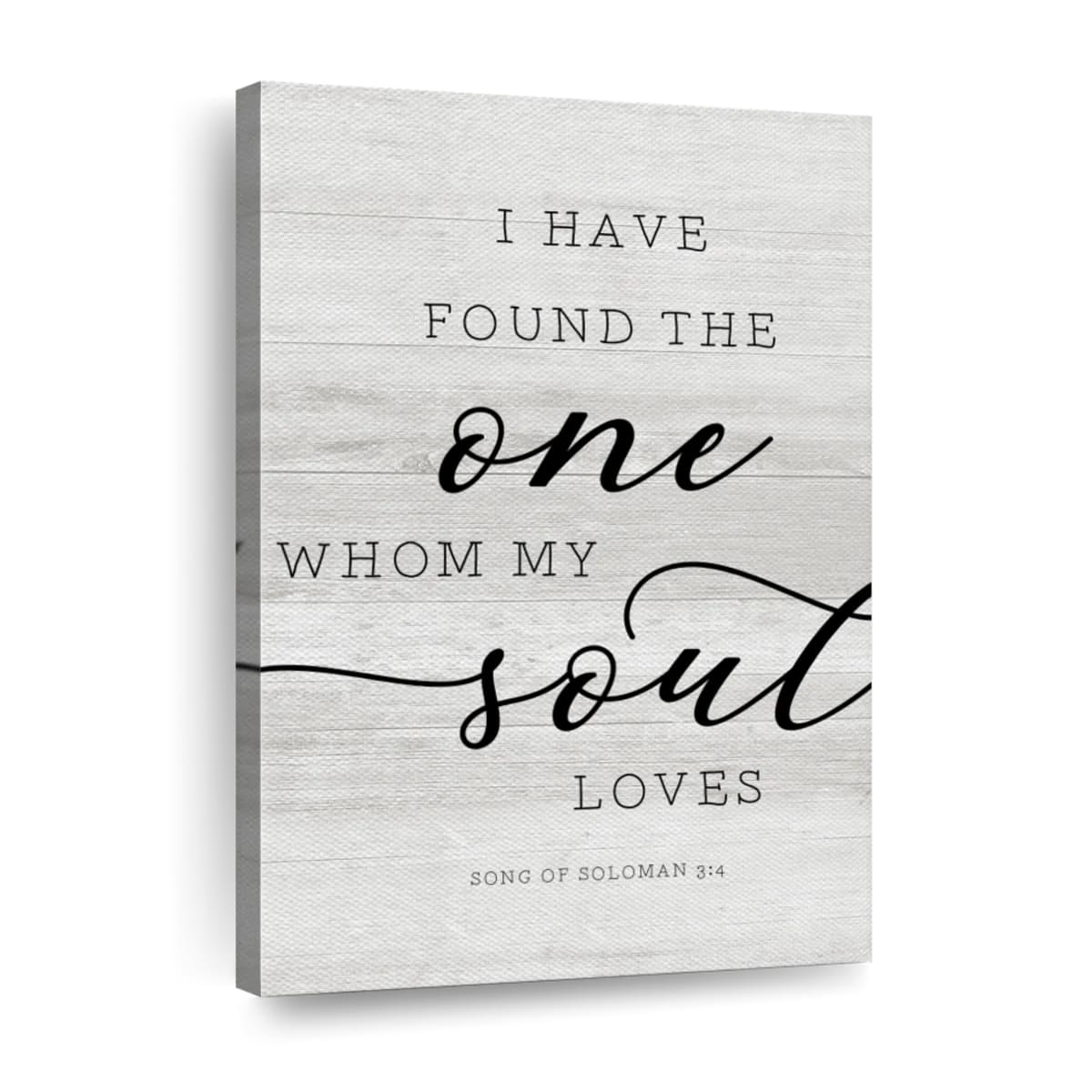 My Soul Loves Canvas Wall Art - Canvas Religious Wall Art - Christian Wall Decor Living Room