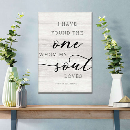 My Soul Loves Canvas Wall Art - Canvas Religious Wall Art - Christian Wall Decor Living Room