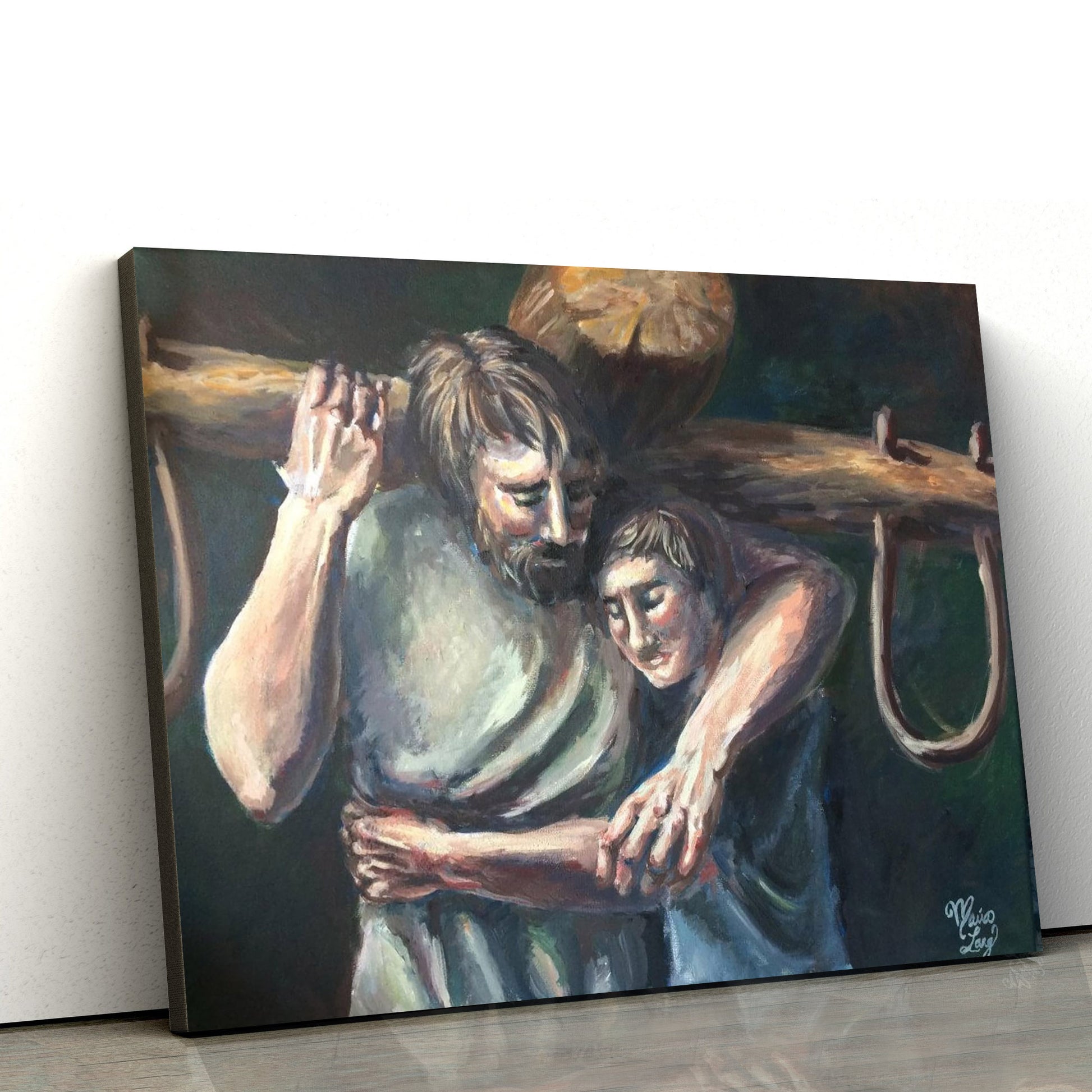 My Yoke Is Easy - Jesus Canvas Pictures - Christian Wall Art