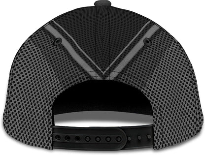 Nails Cross With Crown Of Thorn Jesus Saved My Life All Over Print Baseball Cap - Christian Hats For Men Women