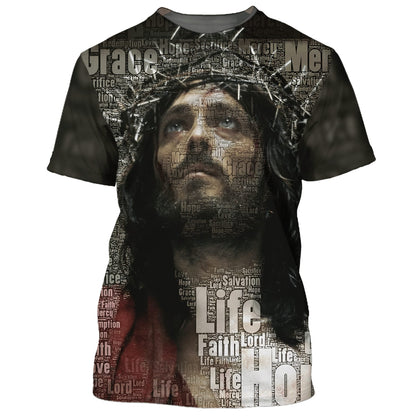 Name Jesus Christ 3D All Over Printed Shirt for Men and Women